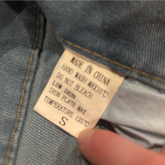 Vintage Wide Leg Light Wash Jeans - Picture 3 of 3